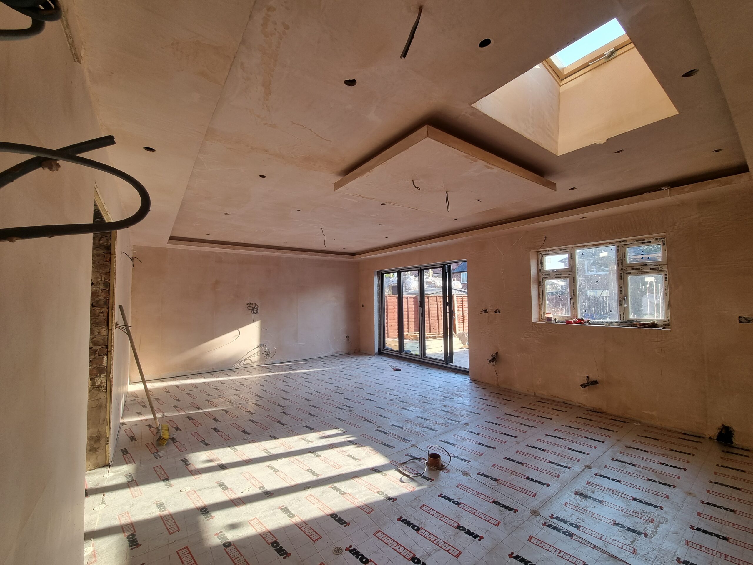 Open plan kitchen build stage thumbnail