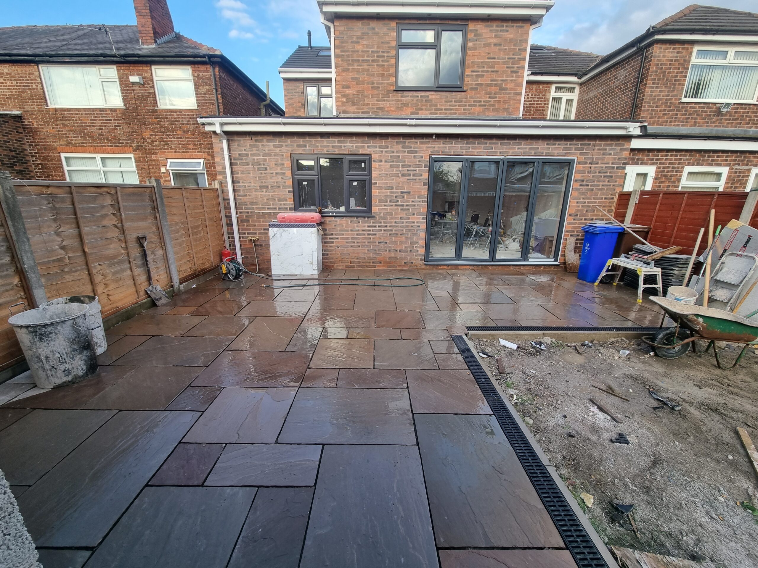 Rear extension patio finish thumbnail