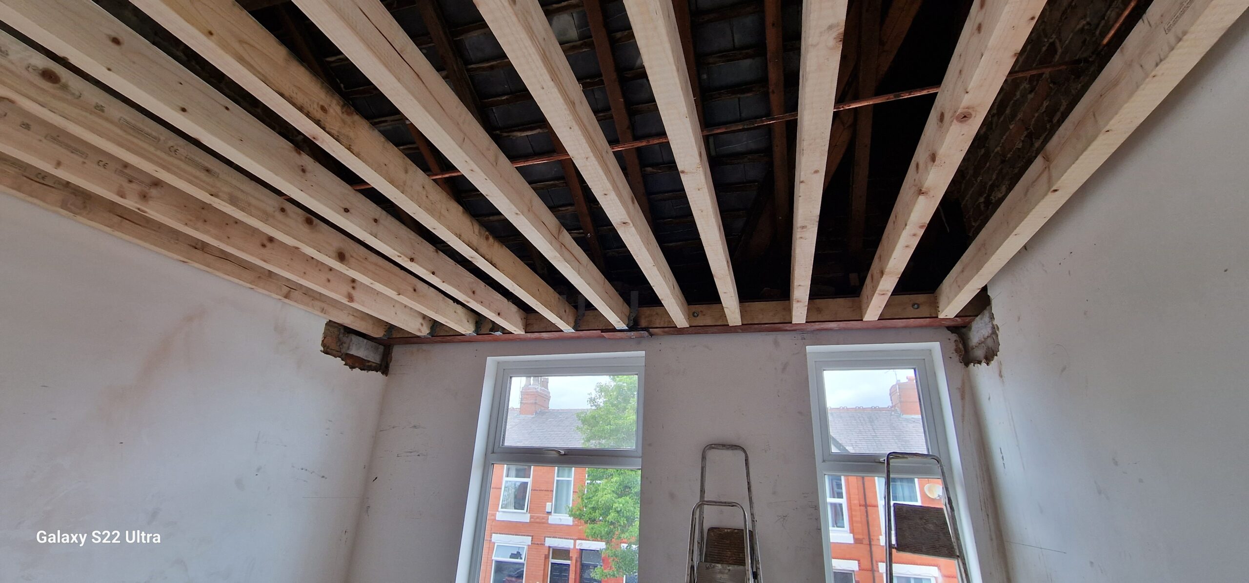 Exposed ceiling joists thumbnail