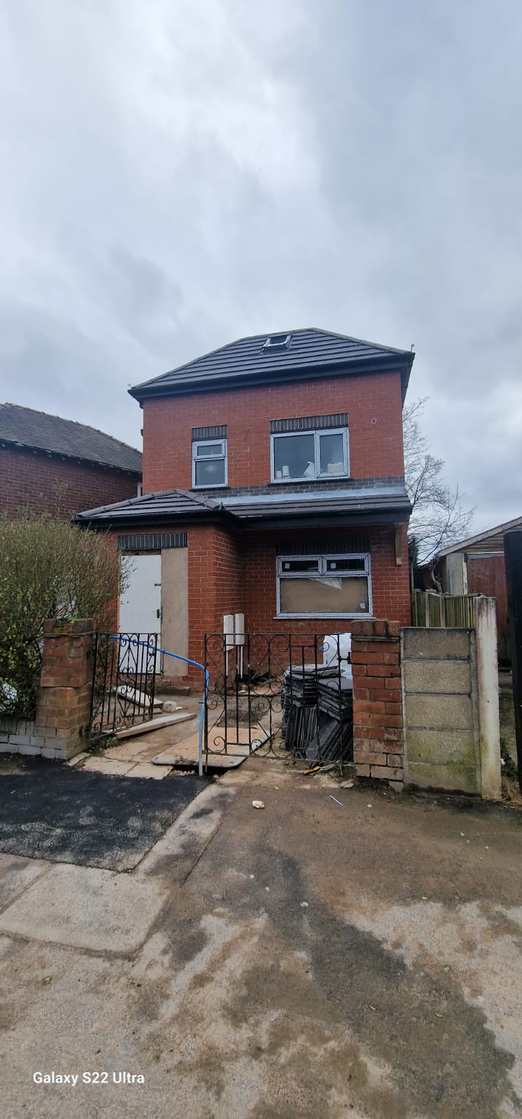 New build project overview by KWS Builders Manchester showing full property construction and improvement work
