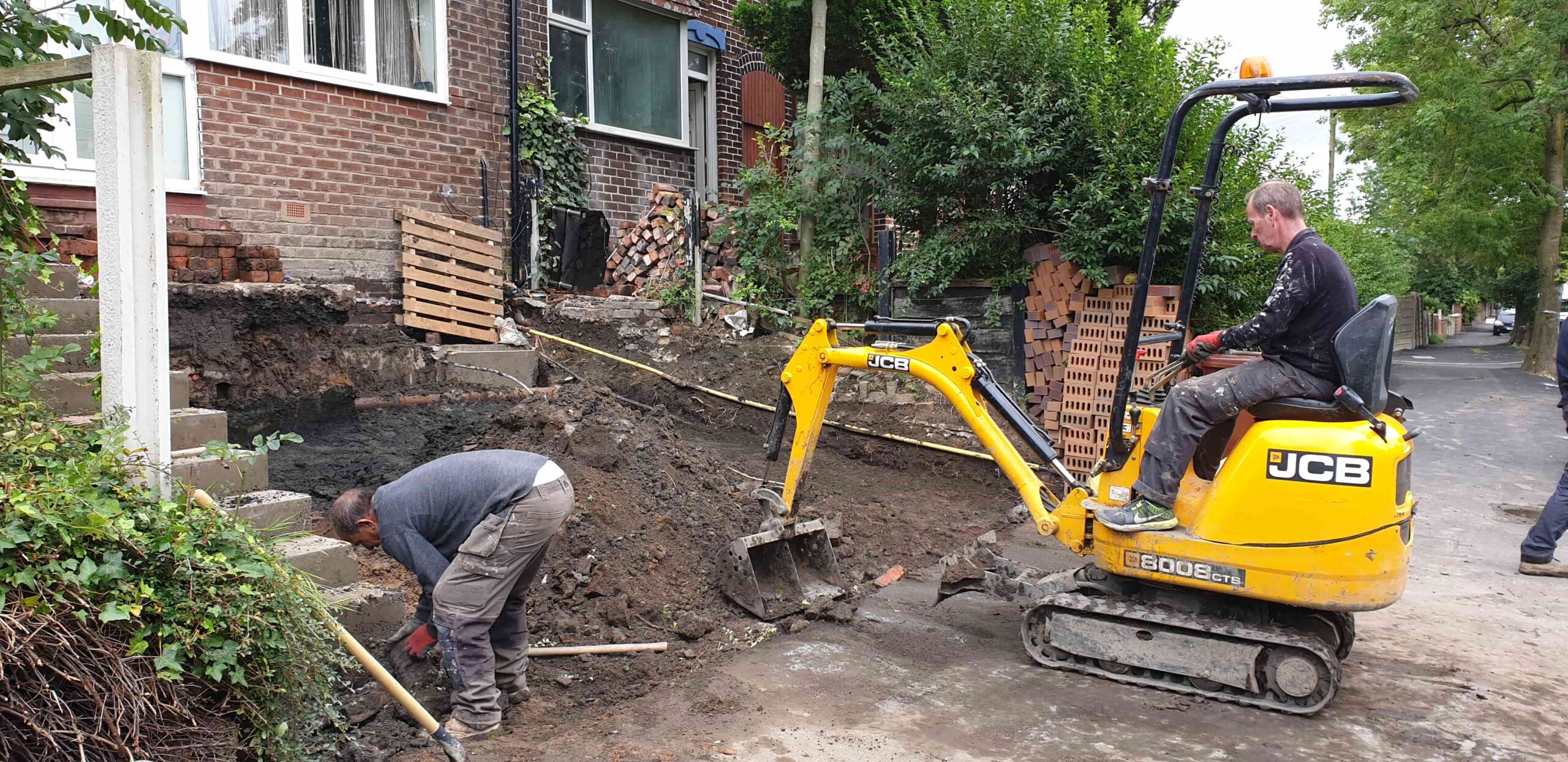 KWS Builders Landscaping project in Manchester