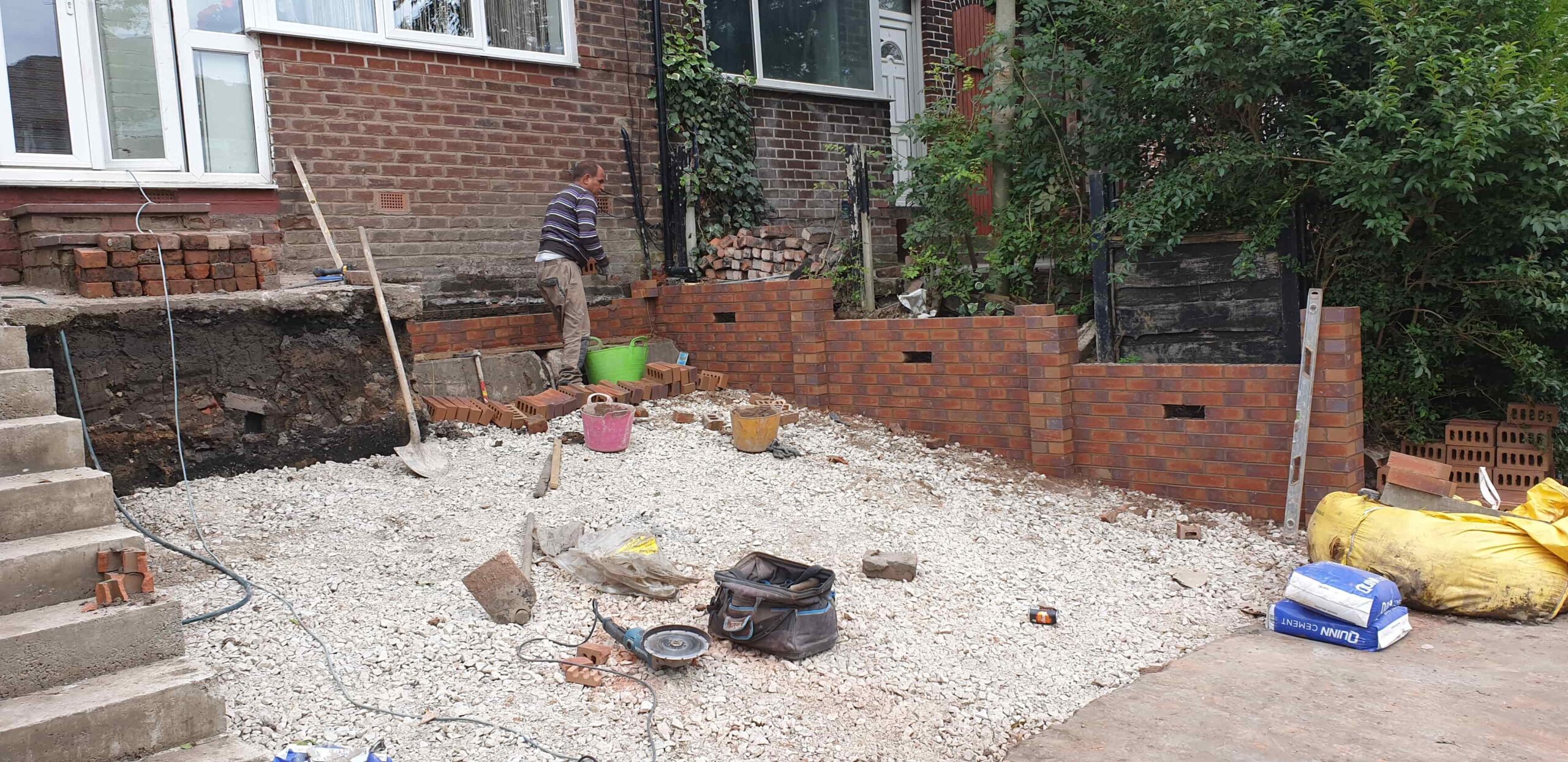 KWS Builders Landscaping project in Manchester
