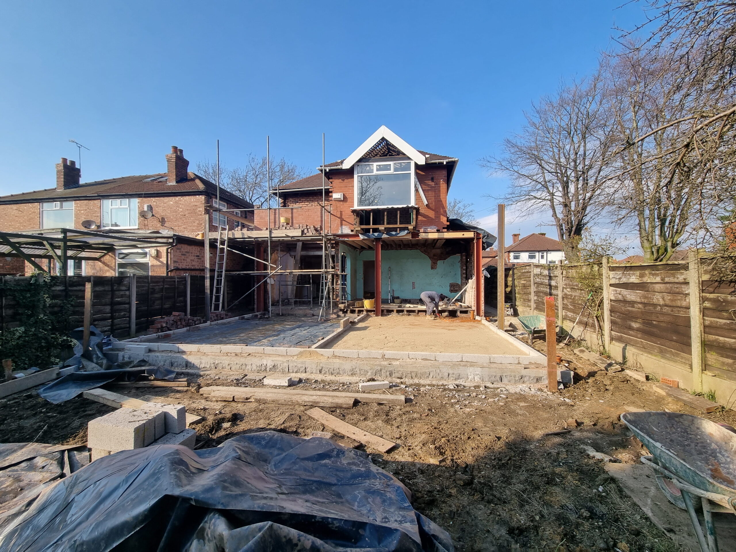 KWS builder house extension in Manchester