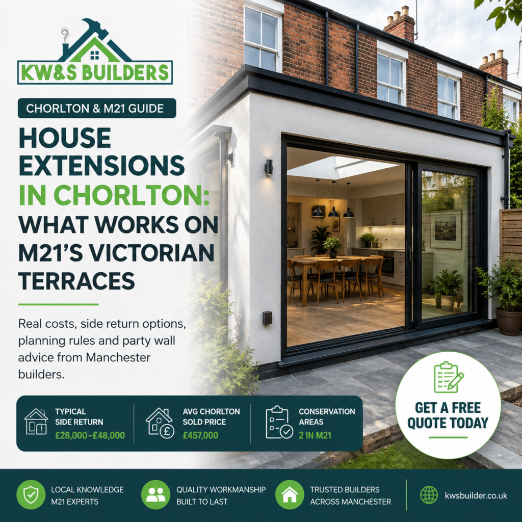House Extensions in Chorlton: What Works on M21's Victorian Terraces